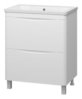 Напольная тумба под раковину Misty Атлантик 70 см белый